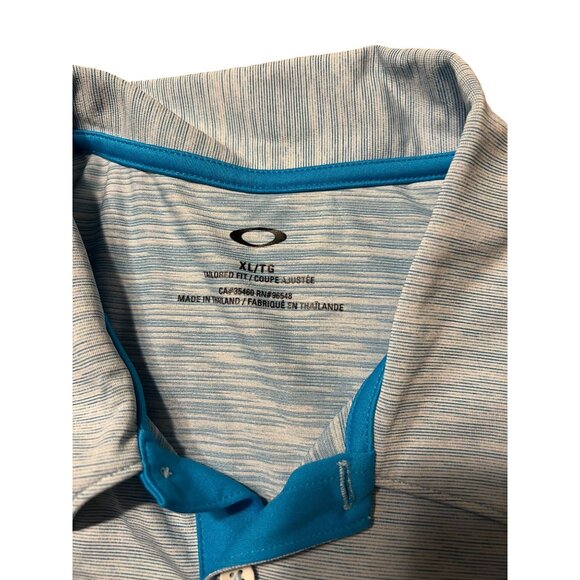 Oakley Gravity O Hydrolix Polo Shirt Men's Size Extra Large Moisture Wicking Com - Picture 7 of 9